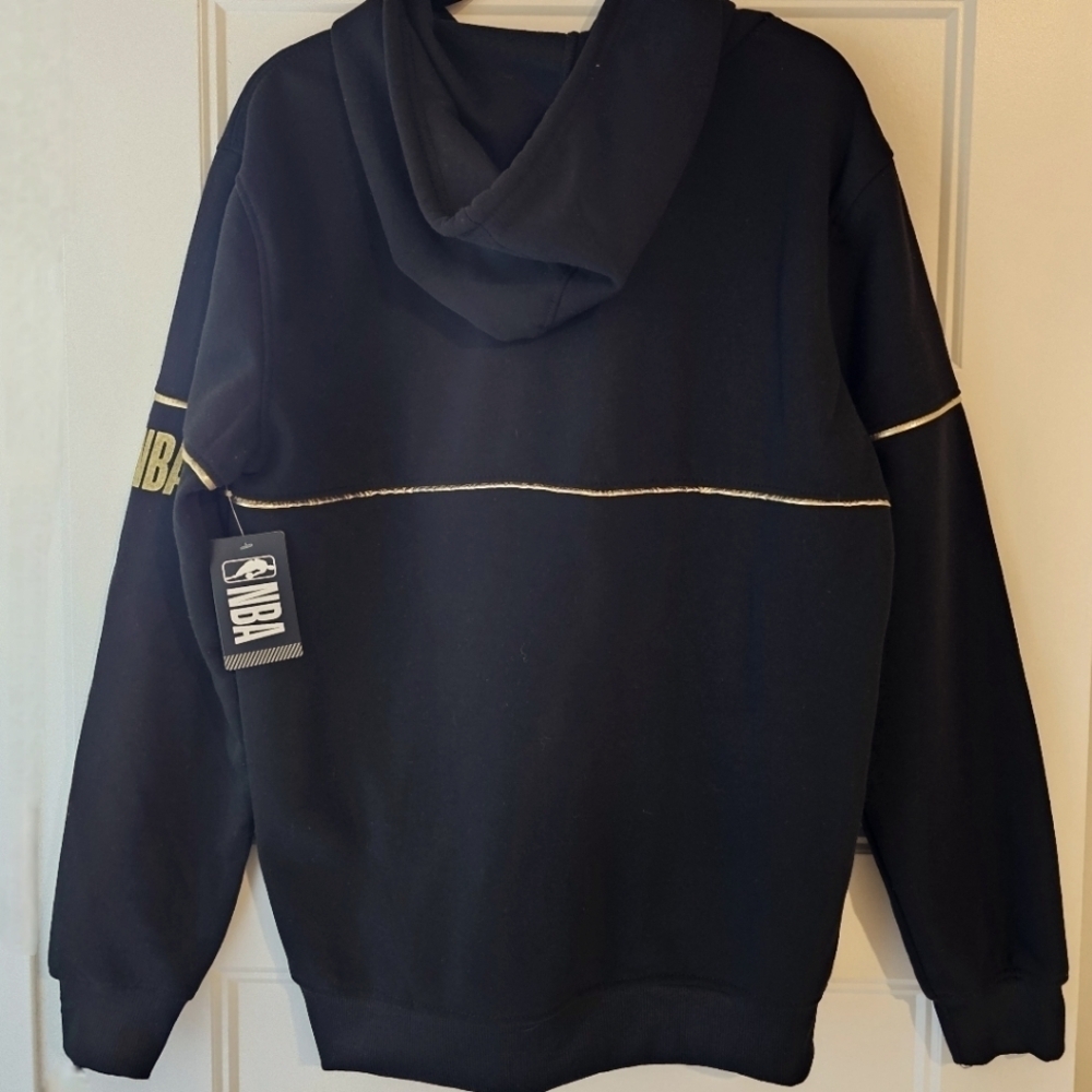 New NBA Men's Black Golden Rule Hoodie Sweatshirt sz medium - Picture 4 of 6